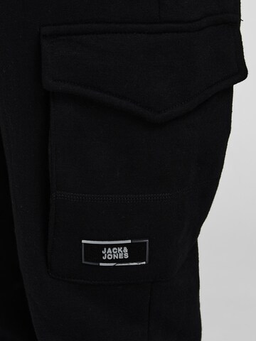 Effilé Pantalon cargo 'Gordon' JACK & JONES en noir