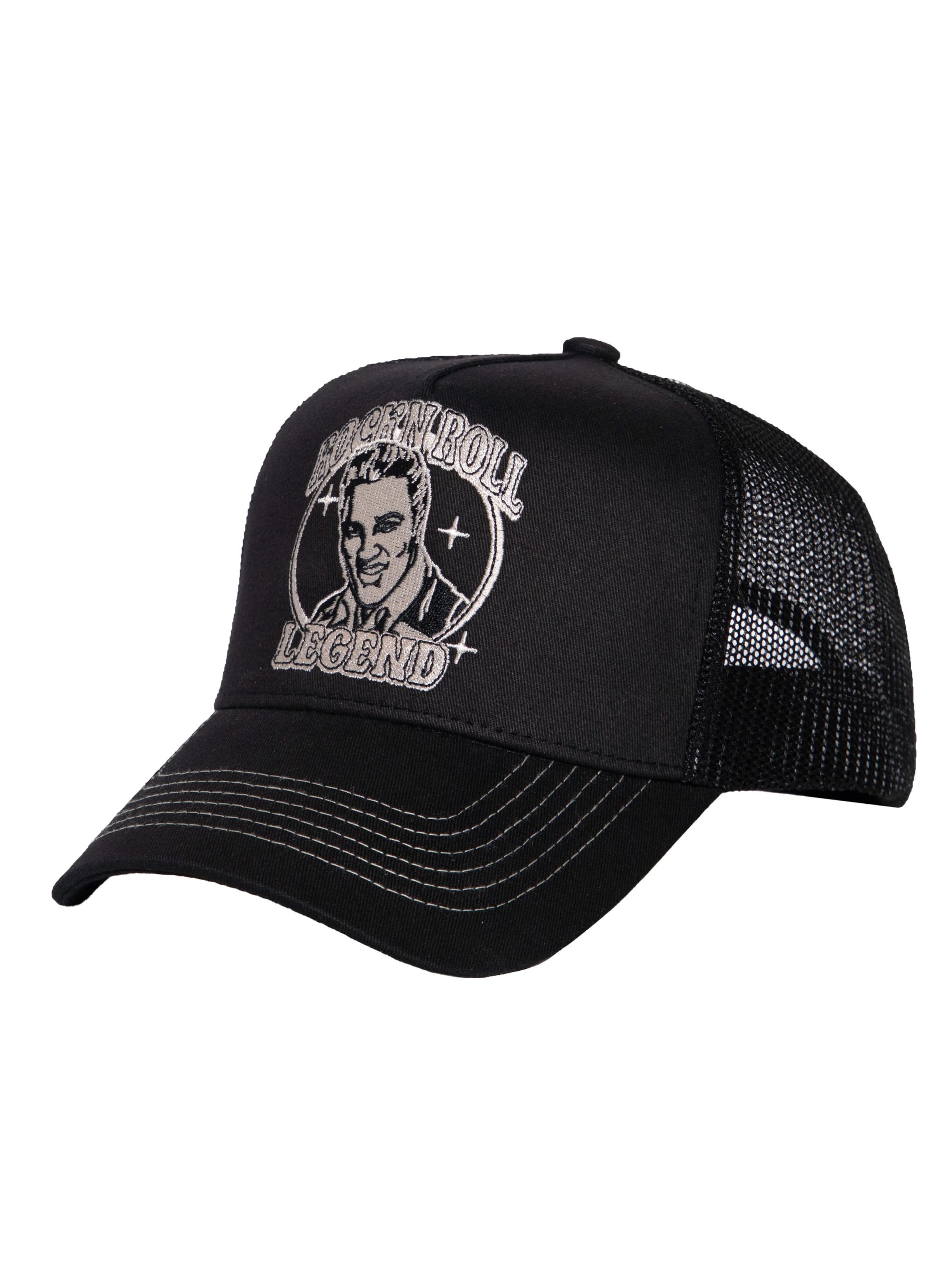 King Kerosin Cap 'Rock'n'Roll Legend' in Black: front