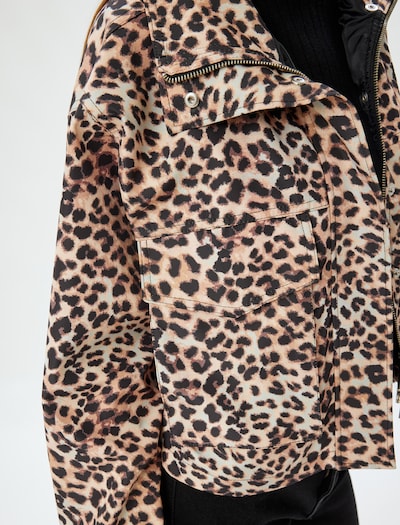 Koton Between-Season Jacket in Beige / Black, Item view