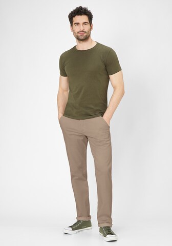 REDPOINT Slimfit Chinohose in Beige