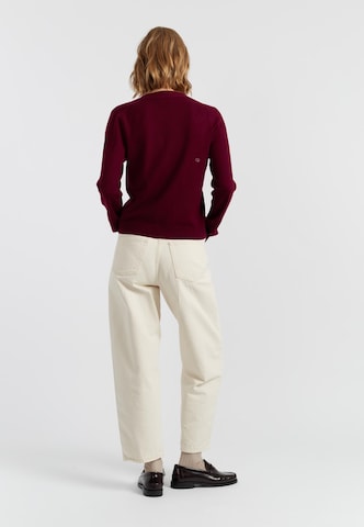 Chinti & Parker Cardigan 'Snoopy Peekabow' i rød