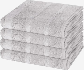 Cawö Towel 'Noblesse' in Grey: front