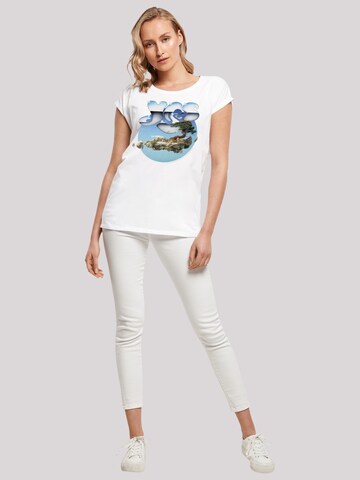 T-shirt 'Yes Chrome Island' F4NT4STIC en blanc