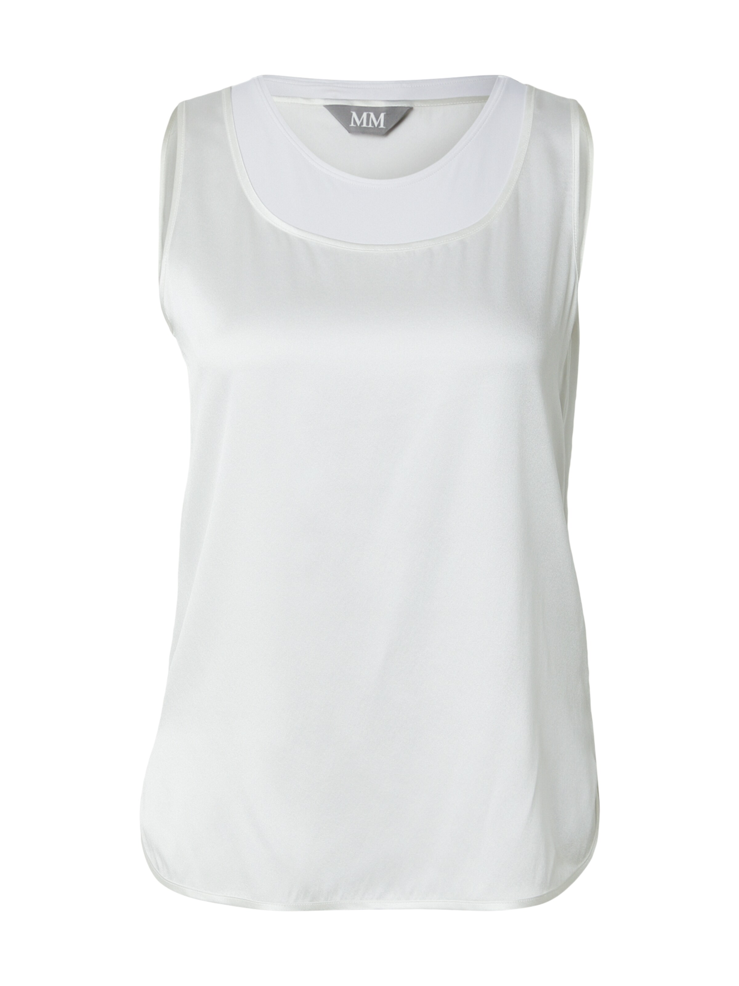 Chemisier 'LPAN' MM by Max Mara en blanc : devant