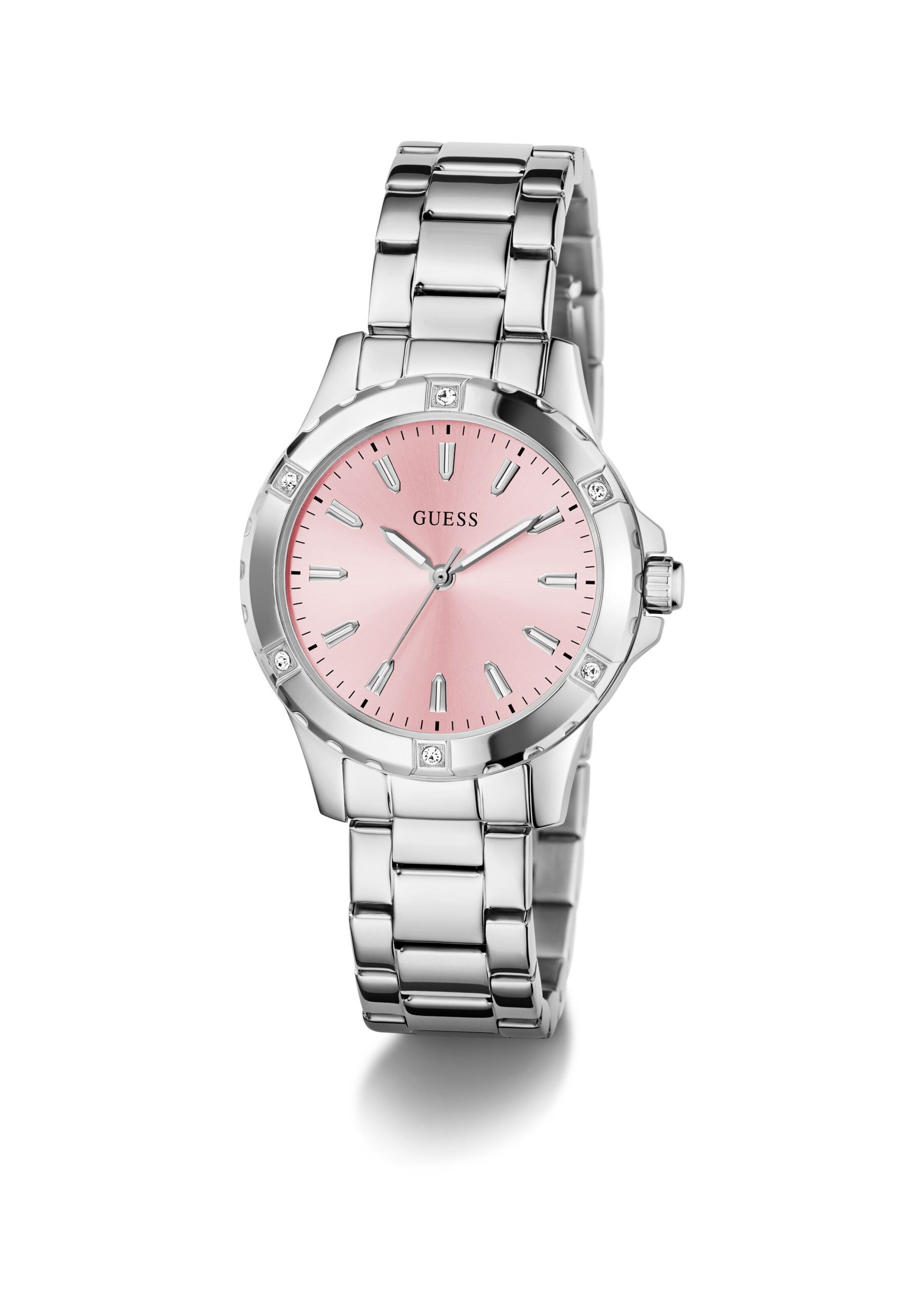 GUESS Analoog horloge 'MIST' in Zilver