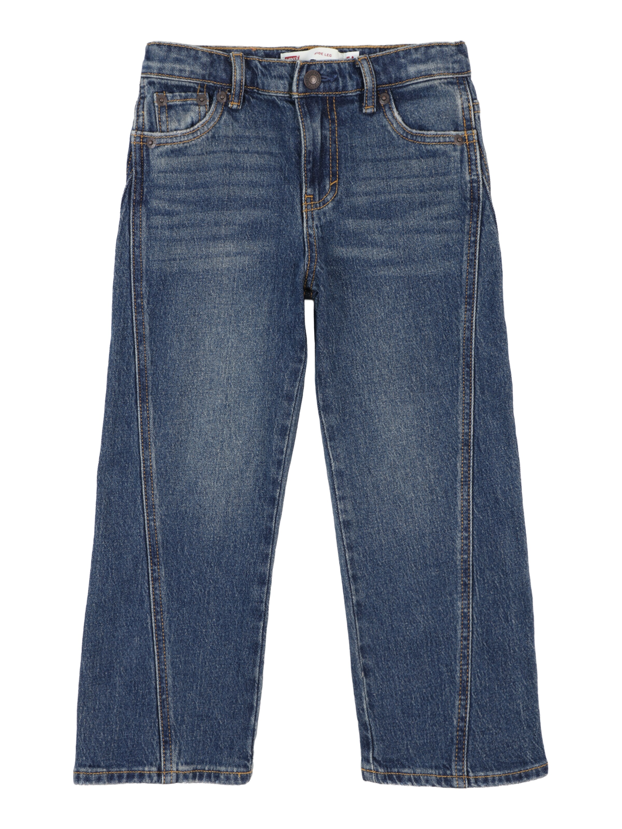 Levi's Kids Wide leg Jeans in Blue: front