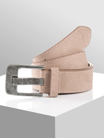 Ceinture ' All Styles ' TOM TAILOR en beige : devant