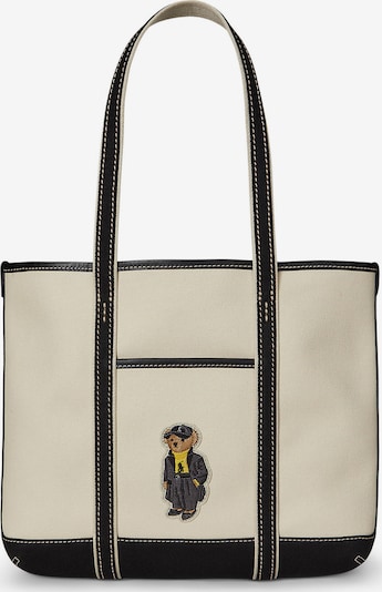 Polo Ralph Lauren Ostoskassi värissä ecru / yönsininen / tummanruskea / keltainen, Tuotenäkymä