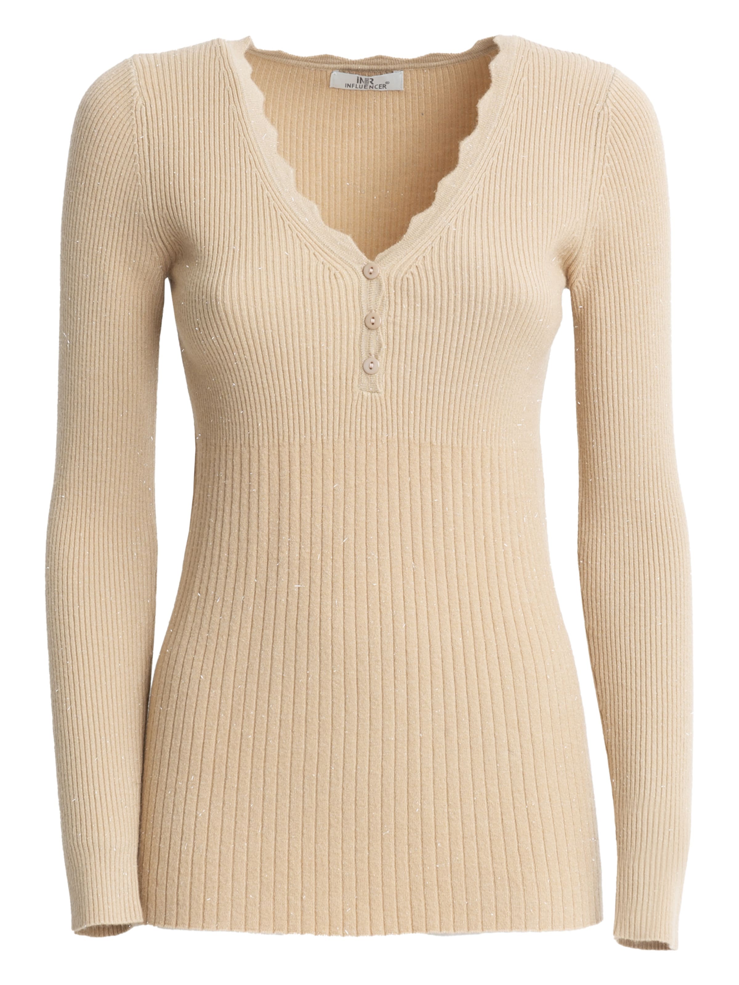 Influencer Sweater in Beige: front