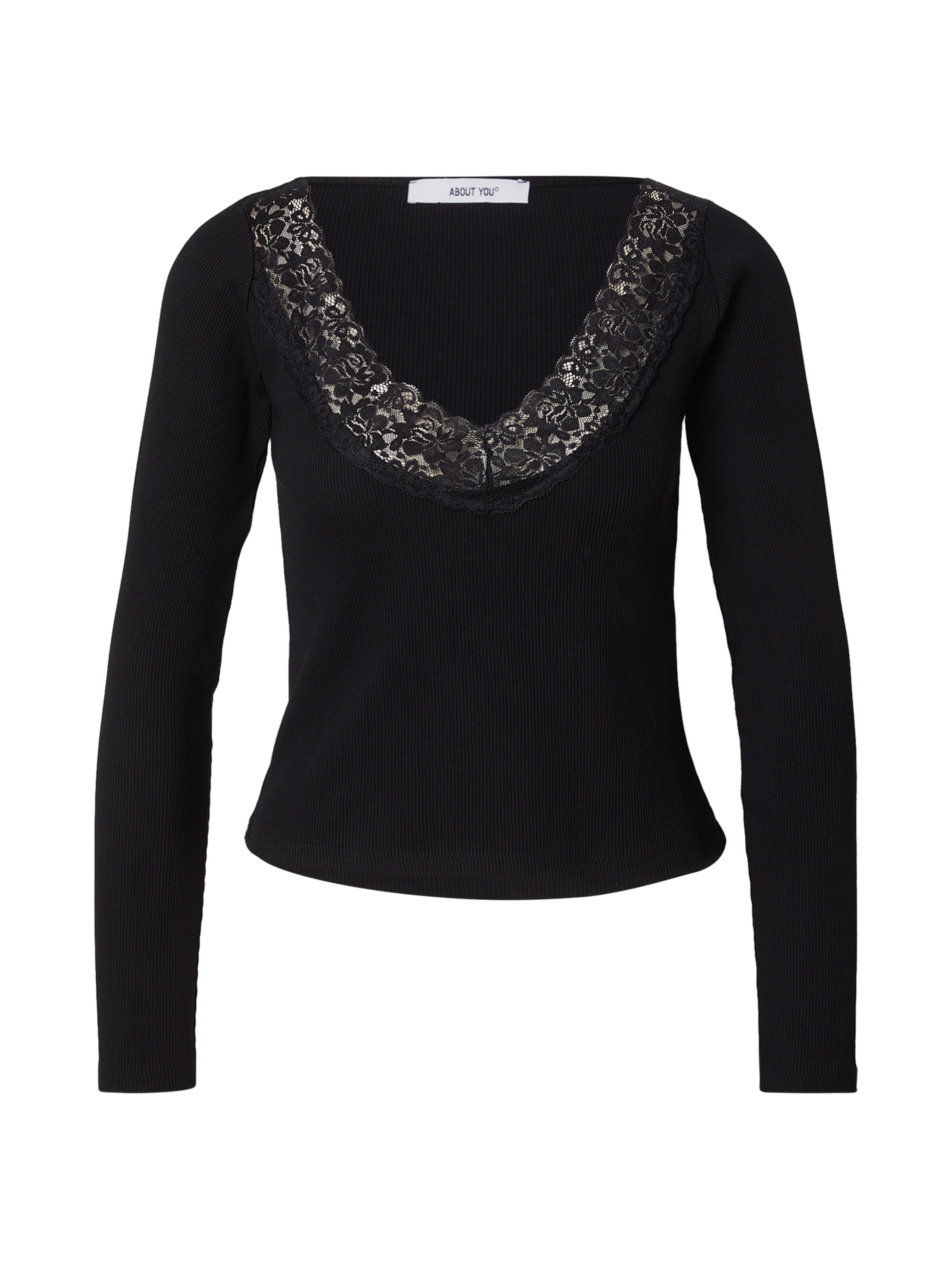 T-shirt 'Lieven' ABOUT YOU en noir : devant