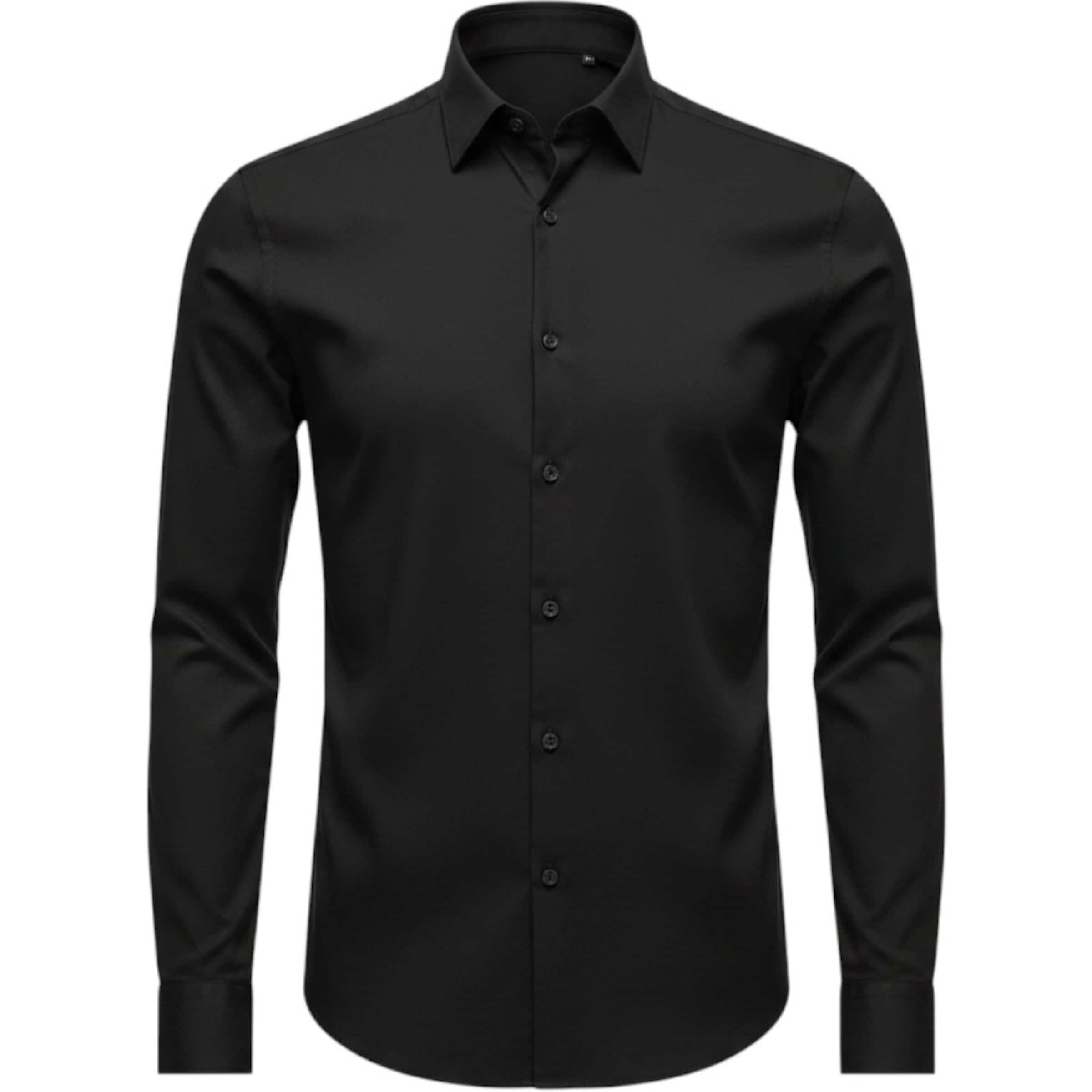 KİP Regular fit Button Up Shirt in Black: front