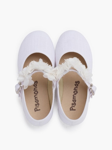 Ballerines Pisamonas en blanc