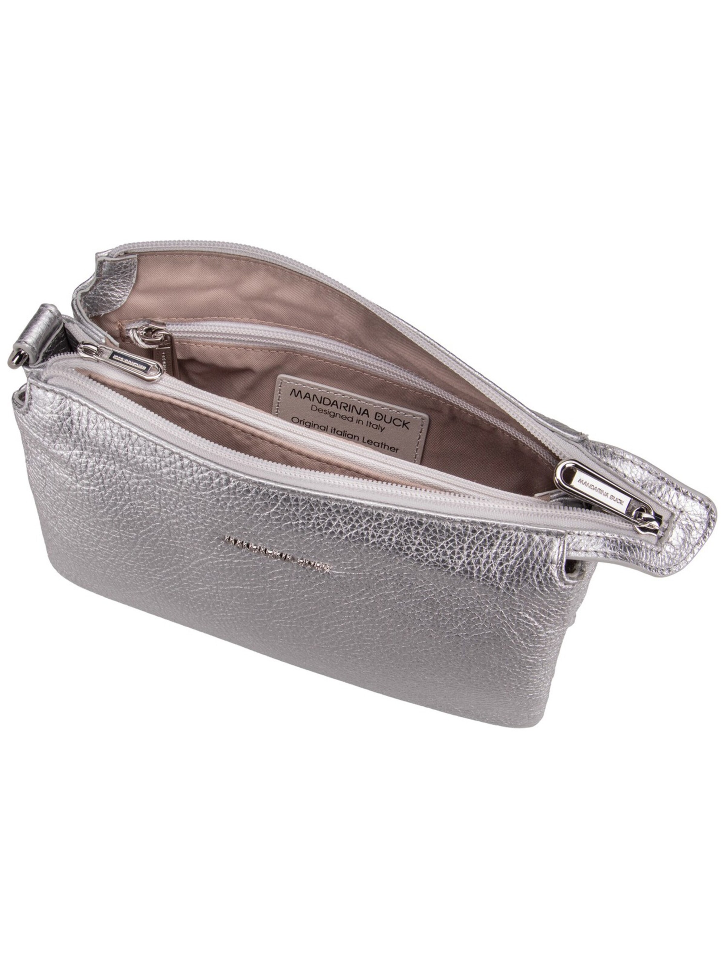 MANDARINA DUCK Crossbody Bag 'Mellow' in Silver
