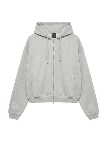 Pull&Bear Tréning dzseki - szürke: elől
