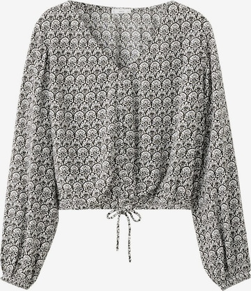 MANGO TEEN Bluse 'Ground' in Grau: Vorderseite