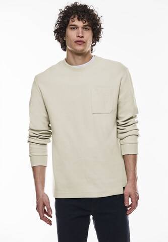 Street One MEN Sweatshirt in Beige: predná strana