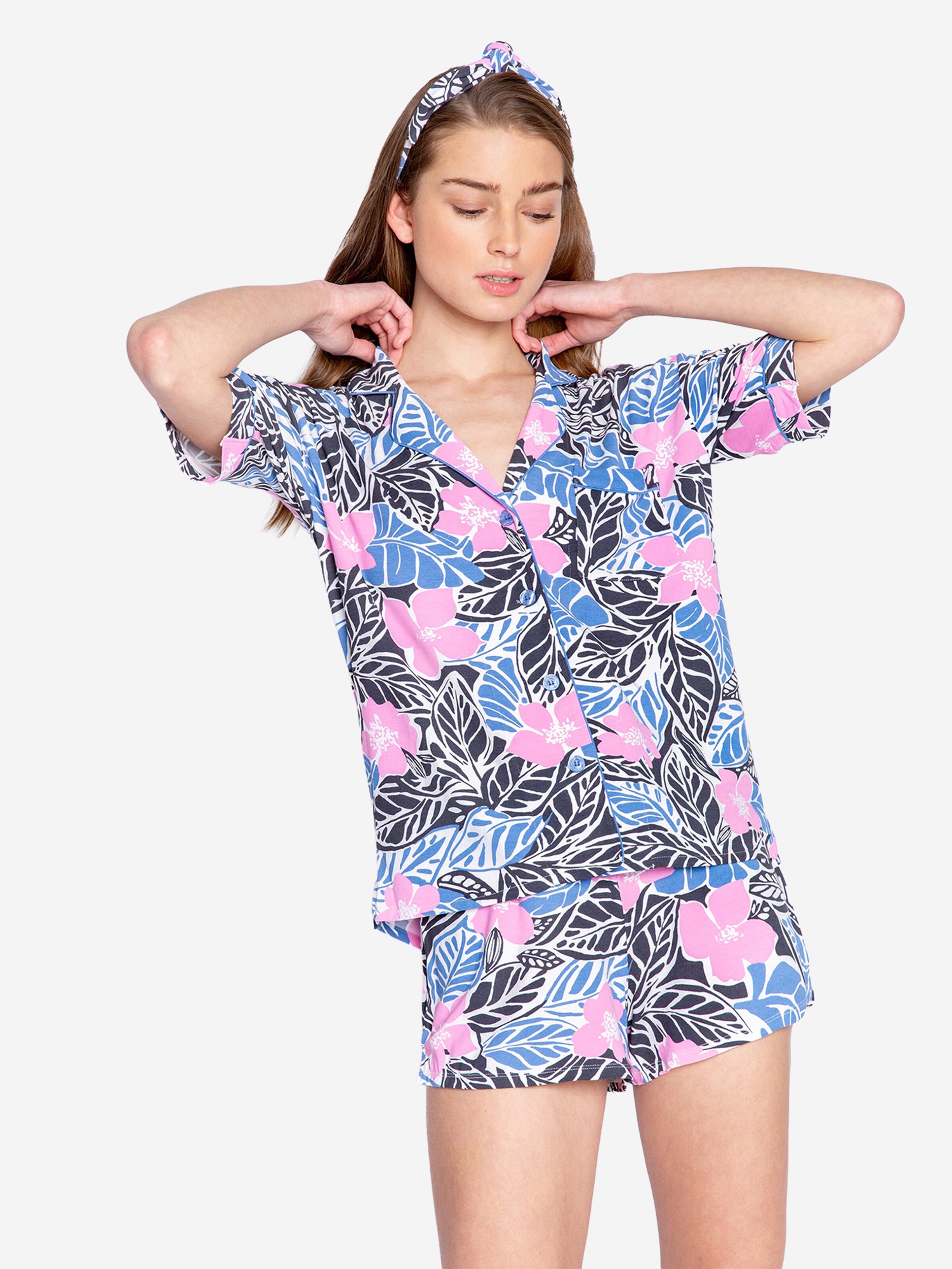 PJ Salvage Pajama ' Bali Bound ' in Blue