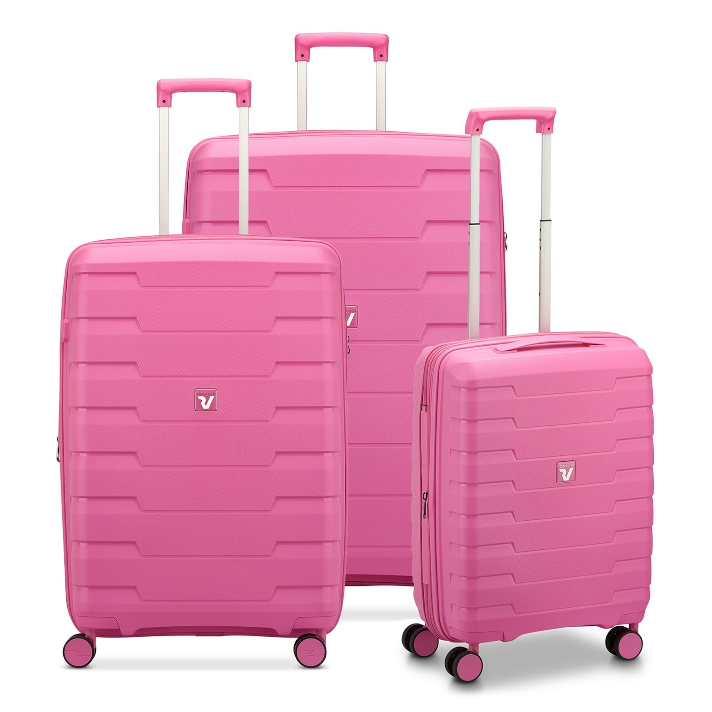 Roncato Kofferset 'Skyline 2.0' in Pink: Vorderseite