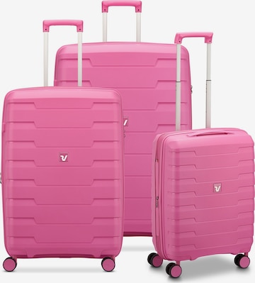 Roncato Kofferset 'Skyline 2.0' in Pink: Vorderseite