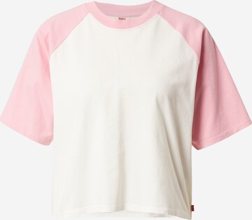 LEVI'S ® - Camiseta 'Levi's® Women's Throwback Baseball Tee' en rosa: frente