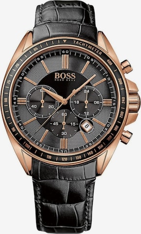 Orologio analogico 'Montre Homme Hugo Boss Chronograph Driver 1513092' di HUGO BOSS in oro: frontale