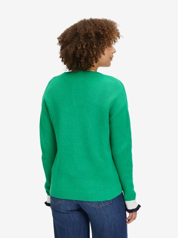 Cartoon Knit cardigan in Green