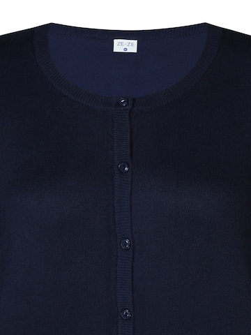 ze-ze Gebreid vest 'Norma 106' in Blauw