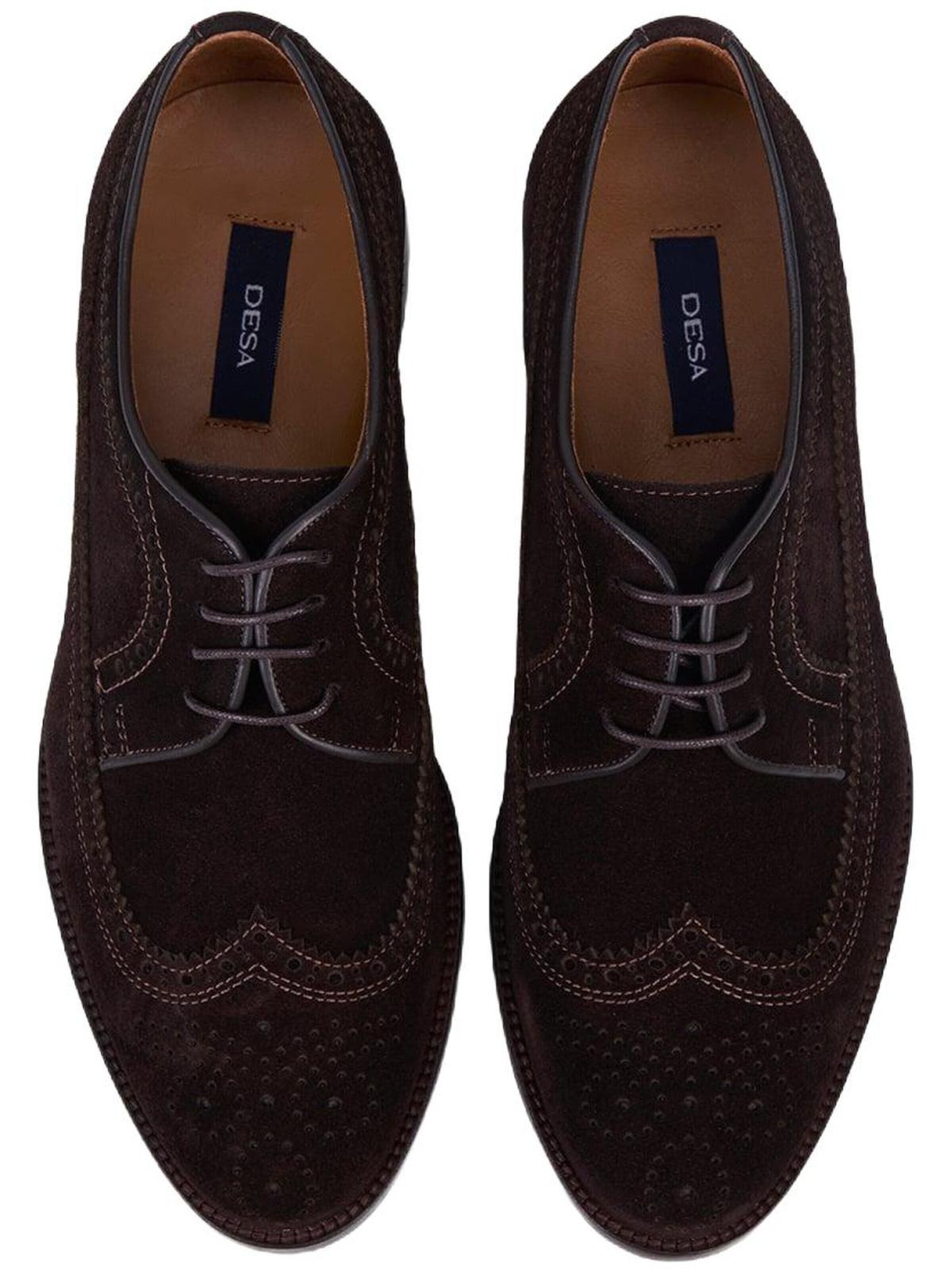 Desa Lace-up shoe 'Brogue-Schuhe' in Brown