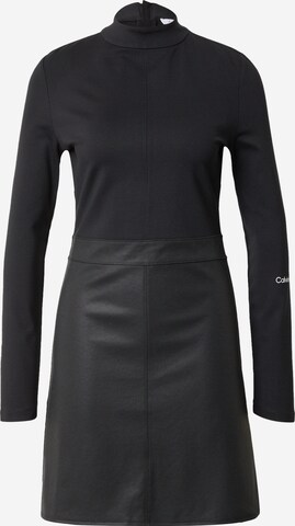 Calvin Klein Jeans Dress in Black: front