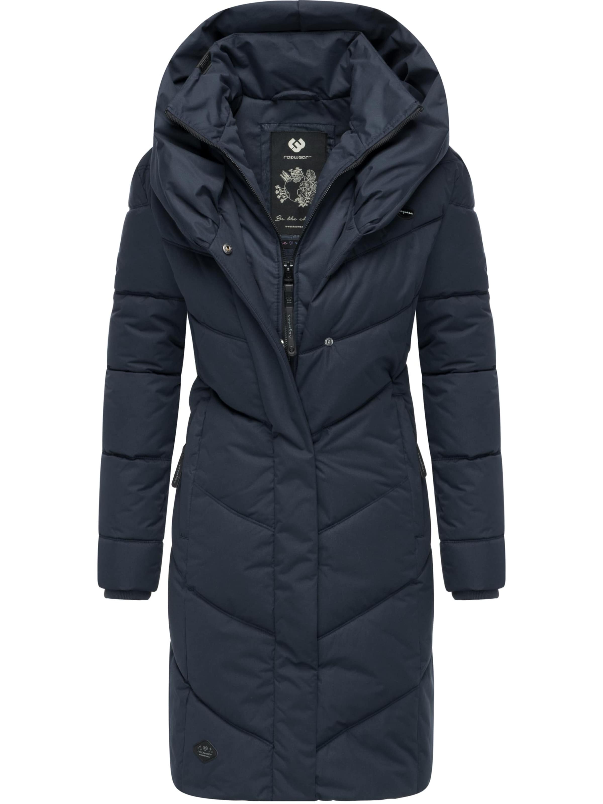 Ragwear Wintermantel 'Natalka' in Blauw: voorkant