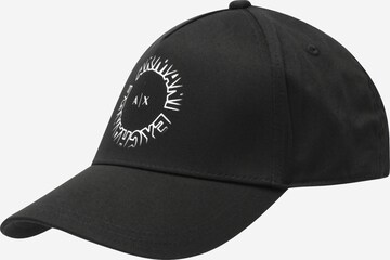 Cappello da baseball di ARMANI EXCHANGE in nero: frontale