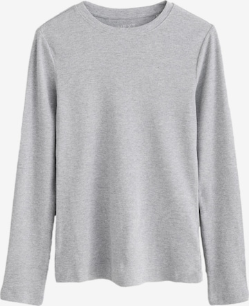 Next Shirt in Grau: Vorderseite