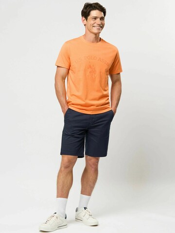T-Shirt 'Archibald' U.S. POLO ASSN. en orange