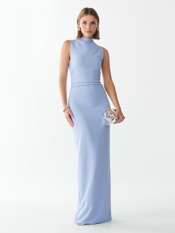 BWLDR Kleid 'LANA' in Blau: Vorderseite