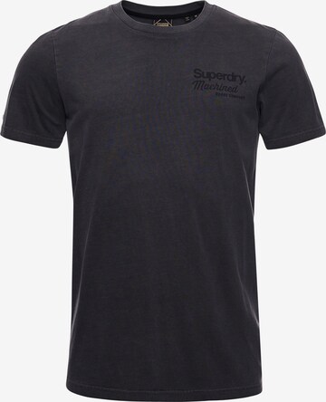 T-Shirt 'American Classic' Superdry en gris : devant