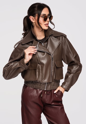 Ombre Tussenjas in Bruin