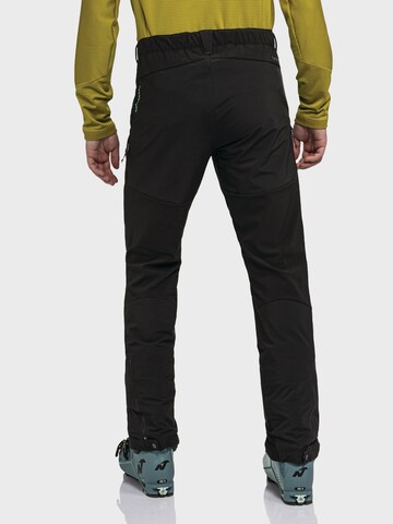 Regular Pantalon outdoor 'Milagle' Schöffel en noir