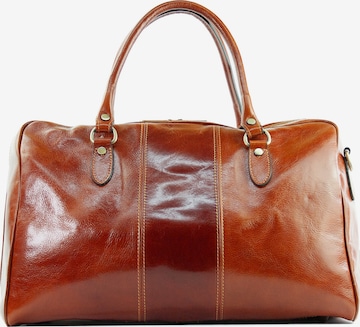 Sac week-end 'MATTEO' lePelou en marron : devant