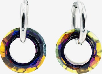Sergio Engel Ohrringe 'Cosmic Ohrring 05 Edle Hoops mit Kristallcharm' in Orange: Vorderseite
