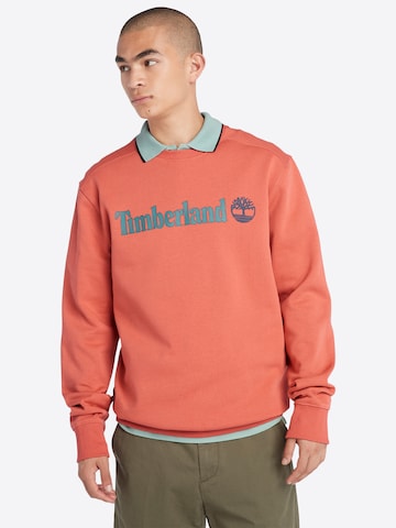 Sweat-shirt '6A90' TIMBERLAND en orange : devant