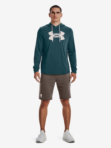 UNDER ARMOUR Athletic Sweatshirt 'Rival Terry' in Green