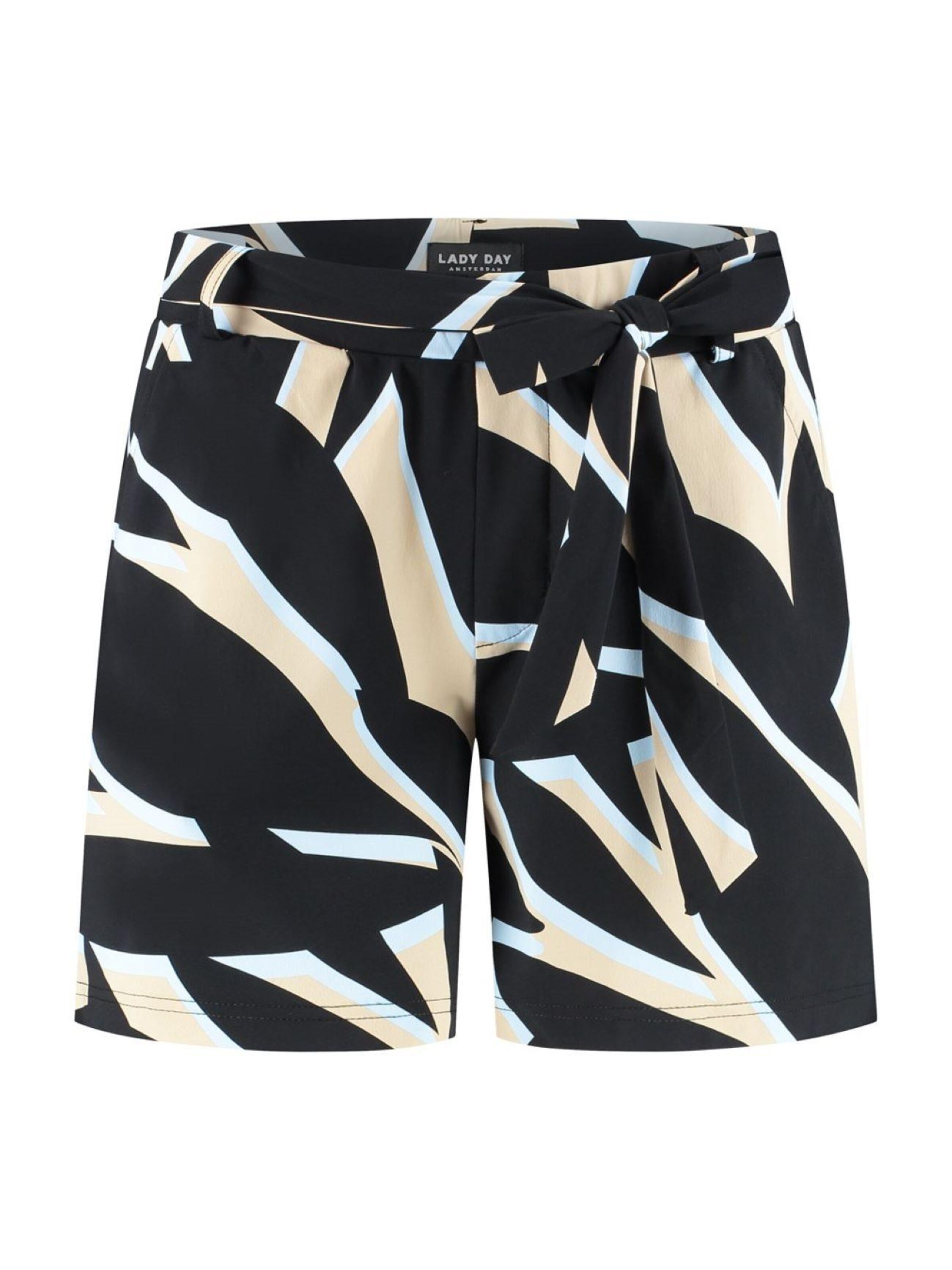 Lady Day Regular Trousers 'Lady Day Shorty Leya print' in Mixed colours: front