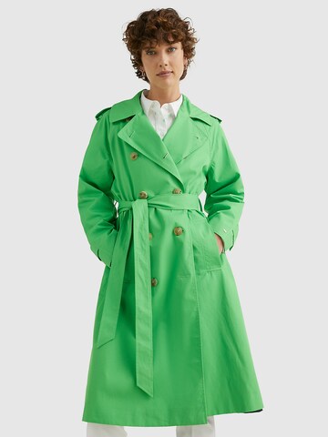 Manteau mi-saison TOMMY HILFIGER en vert : devant