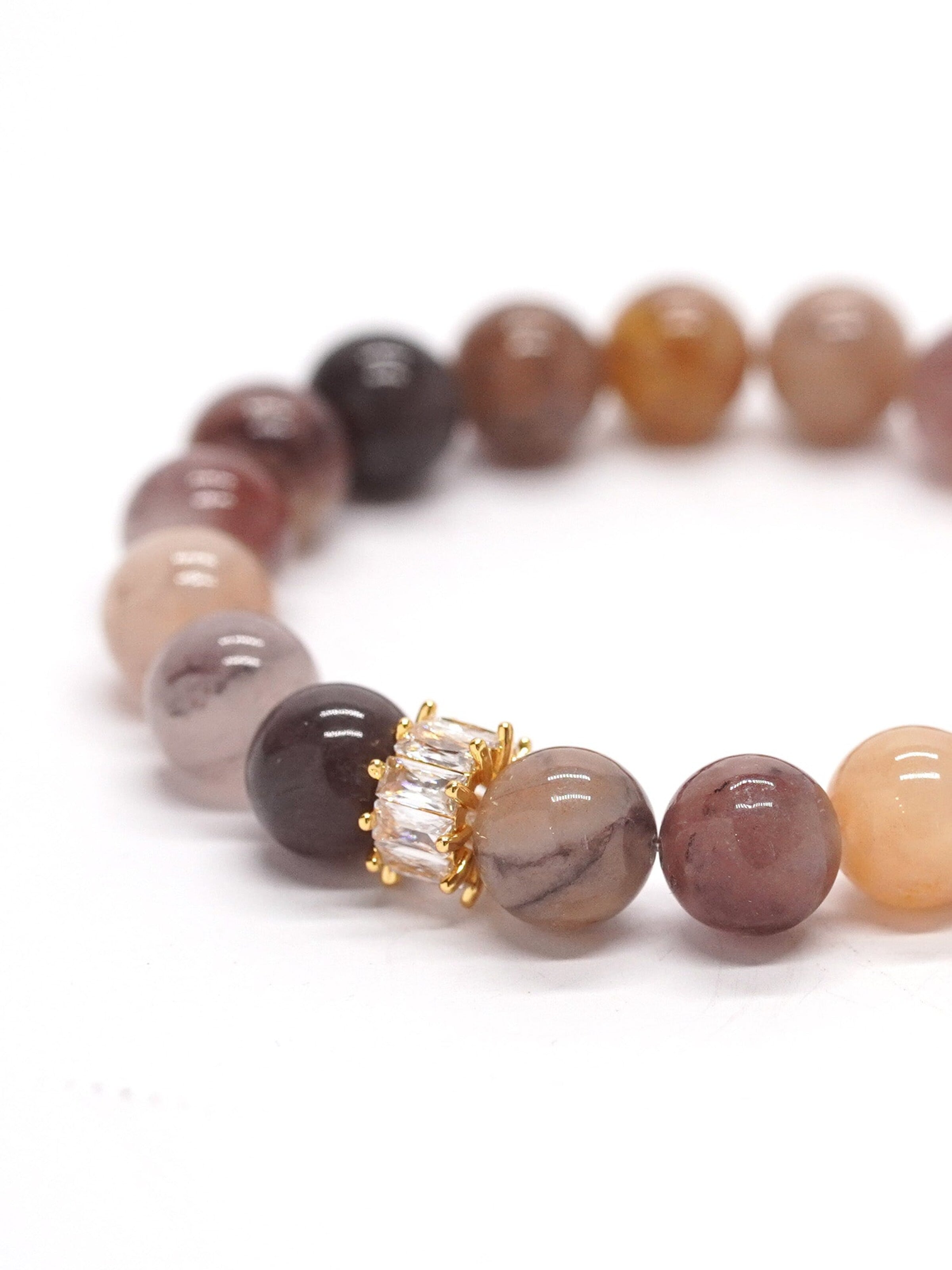 Secret Stones Bracelet in Brown