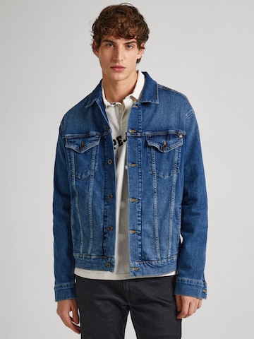 Pepe Jeans Jacke 'PINNERS' in Blau: predná strana