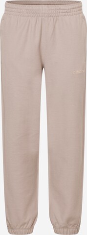 ADIDAS ORIGINALS Tapered Pants 'Loopback' in Grey: front