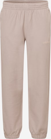 ADIDAS ORIGINALS Tapered Pants 'Loopback' in Grey: front