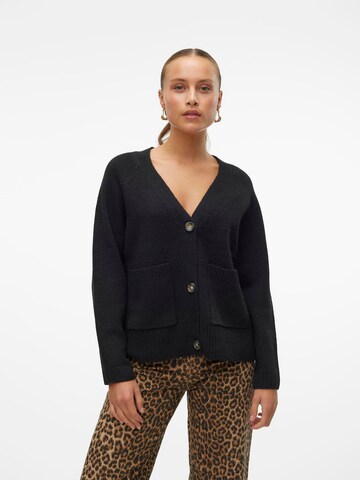 VERO MODA Cardigan 'Boom' i sort: forside