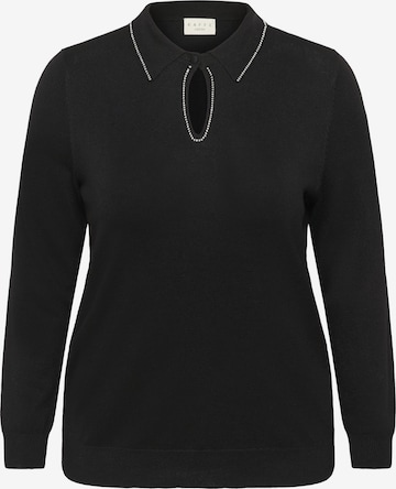 Pull-over 'KCjanna' KAFFE CURVE en noir : devant