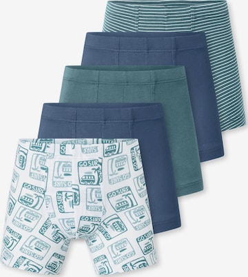 SCHIESSER - Calzoncillo ' 95/5 Organic Cotton ' en azul: frente